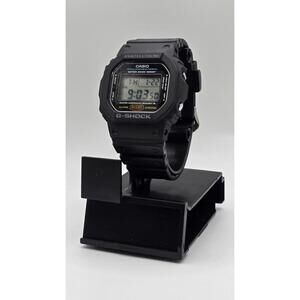 Casio DW5600E-1V G-Shock Men's Black Digital Watch Classic Shock Square Retro